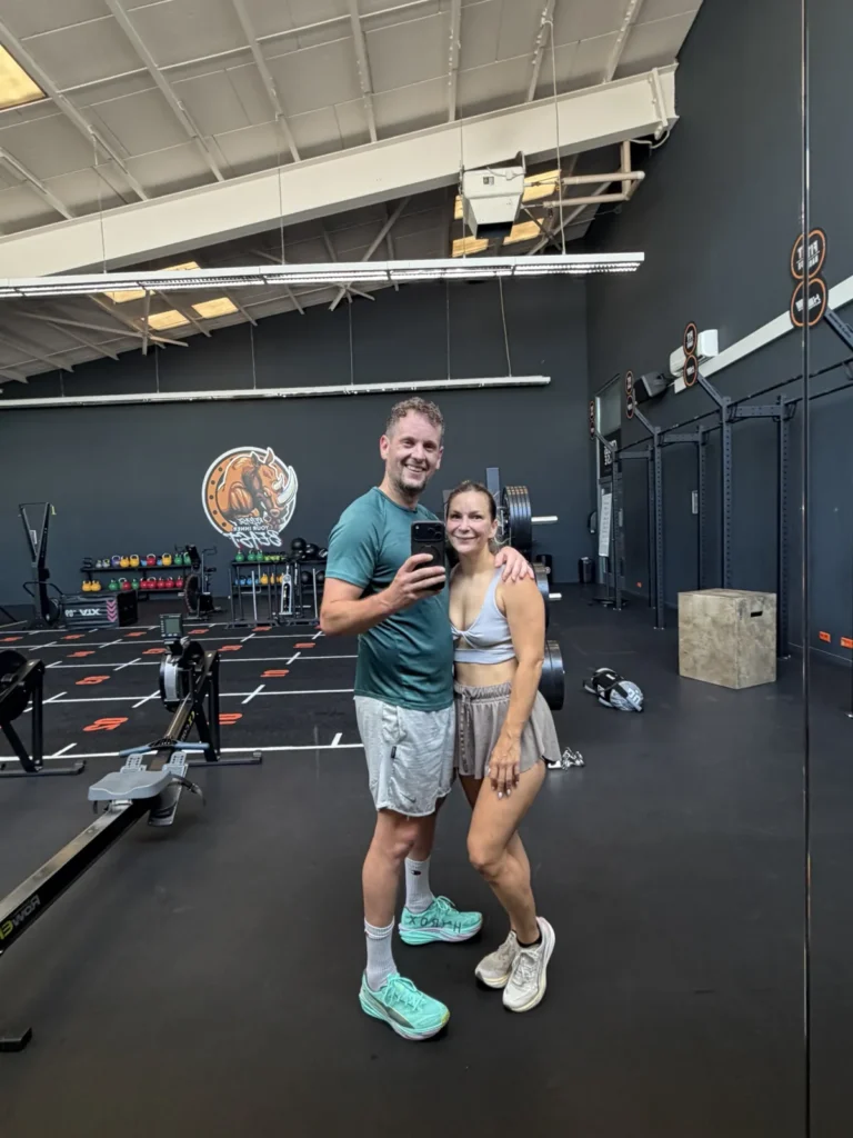 Alex und Geri im Hyrox-Training im FitBase
