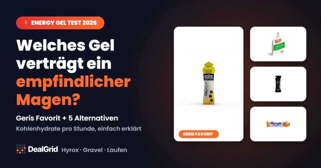 Energy Gel Test für empfindliche Mägen