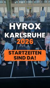 Instagram-Beitrag von DealGrid: Hyrox Karlsruhe 2026, die Startzeiten sind online