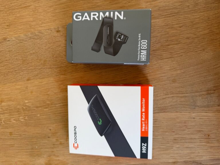 COOSPO H9Z und Garmin HRM 600