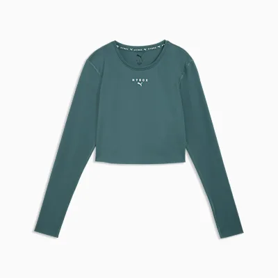 PUMA x HYROX PWRMODE Cropped Langarmshirt